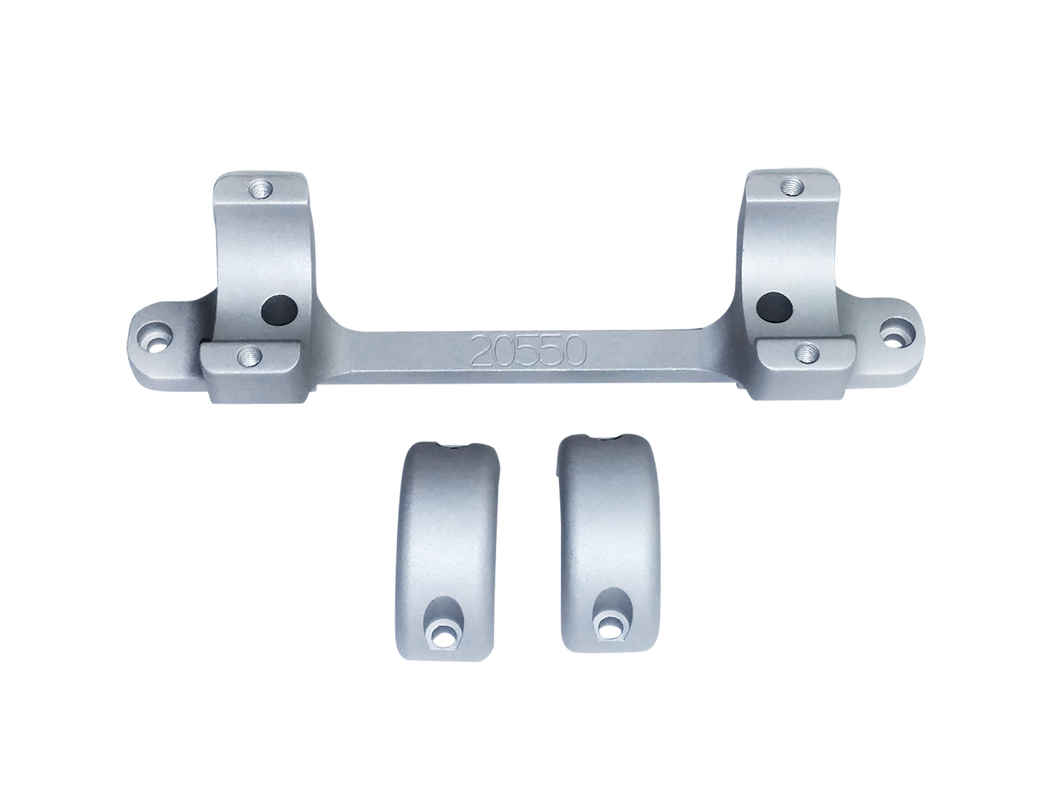 DNZ 20550S Game Reaper-Tikka Scope Mount/Ring Combo Silver 1" 3 DNZ 20550S Game Reaper-Tikka Scope Mount/Ring Combo Silver 1"