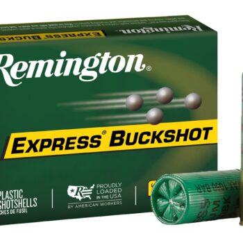 Remington Ammunition 20640 Express Buckshot 12Gauge 3" 4Buck Shot 5 Per Box/ 50 Case