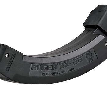 Ruger 90398 BX-25 Value Pack 25rd Magazine Fits Ruger 10/22/SR/American Rimfire/Charger 22LR Black 2 Pack