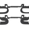 Rugged Gear 10075 Gun Rack Overhead Black Steel Holds 2 Rifle/Shotgun 2 85652