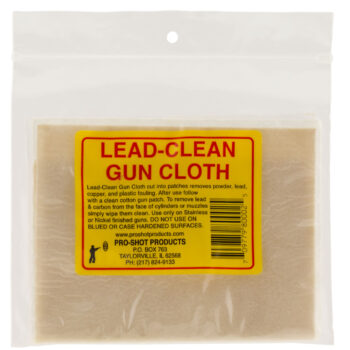Pro-Shot LCC Lead Clean Gun Cloth Cotton 8.75" x 11.25"