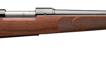 Winchester Guns 535200226 Model 70 Featherweight 270 Win 5+1 Cap 22" Brushed Polish Blued Rec/Barrel Satin Walnut Fixed with Feather Checkering Stock Right Hand with MOA Trigger System (Full Size)