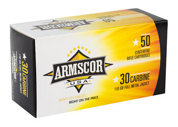 Alternative view of ARMSCOR 30CARB 110GR FMJ 50/1000
