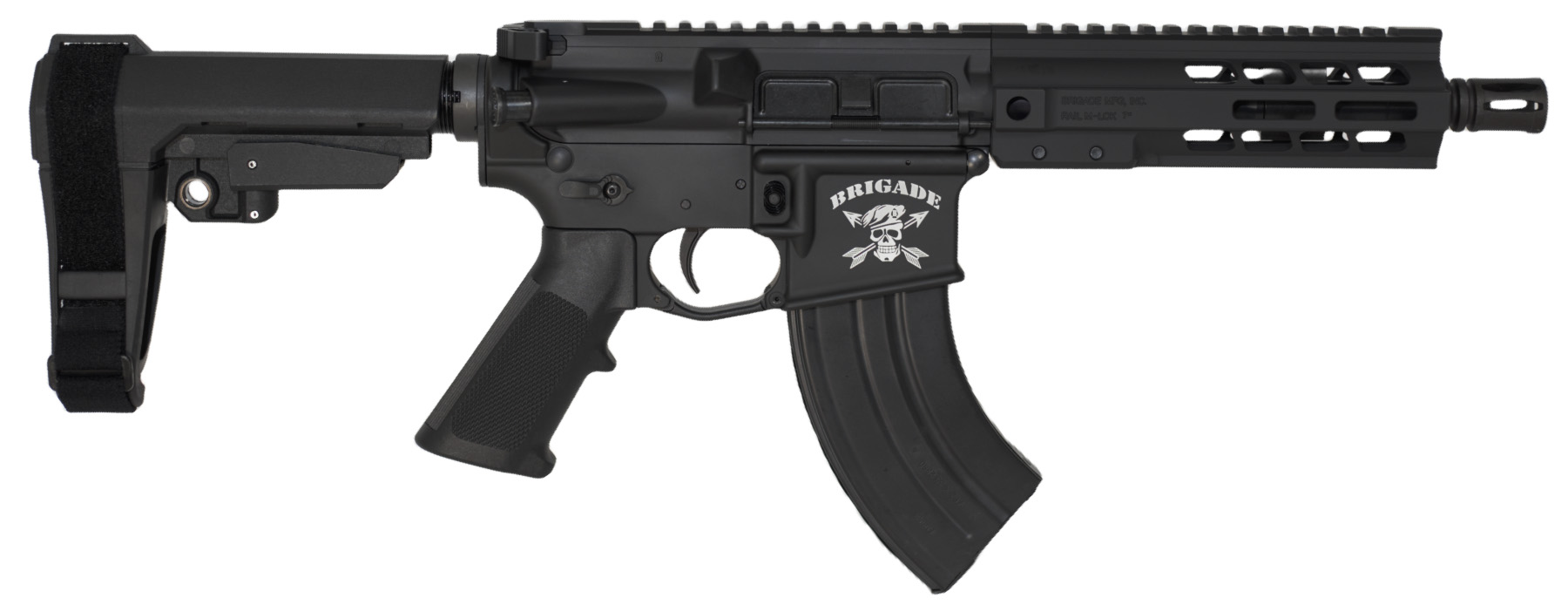 BRIGADE BM-47 7.62X39 7.5 BLK SBA3 MLOK A2 3 BRIGADE BM-47 7.62X39 7.5 BLK SBA3 MLOK A2