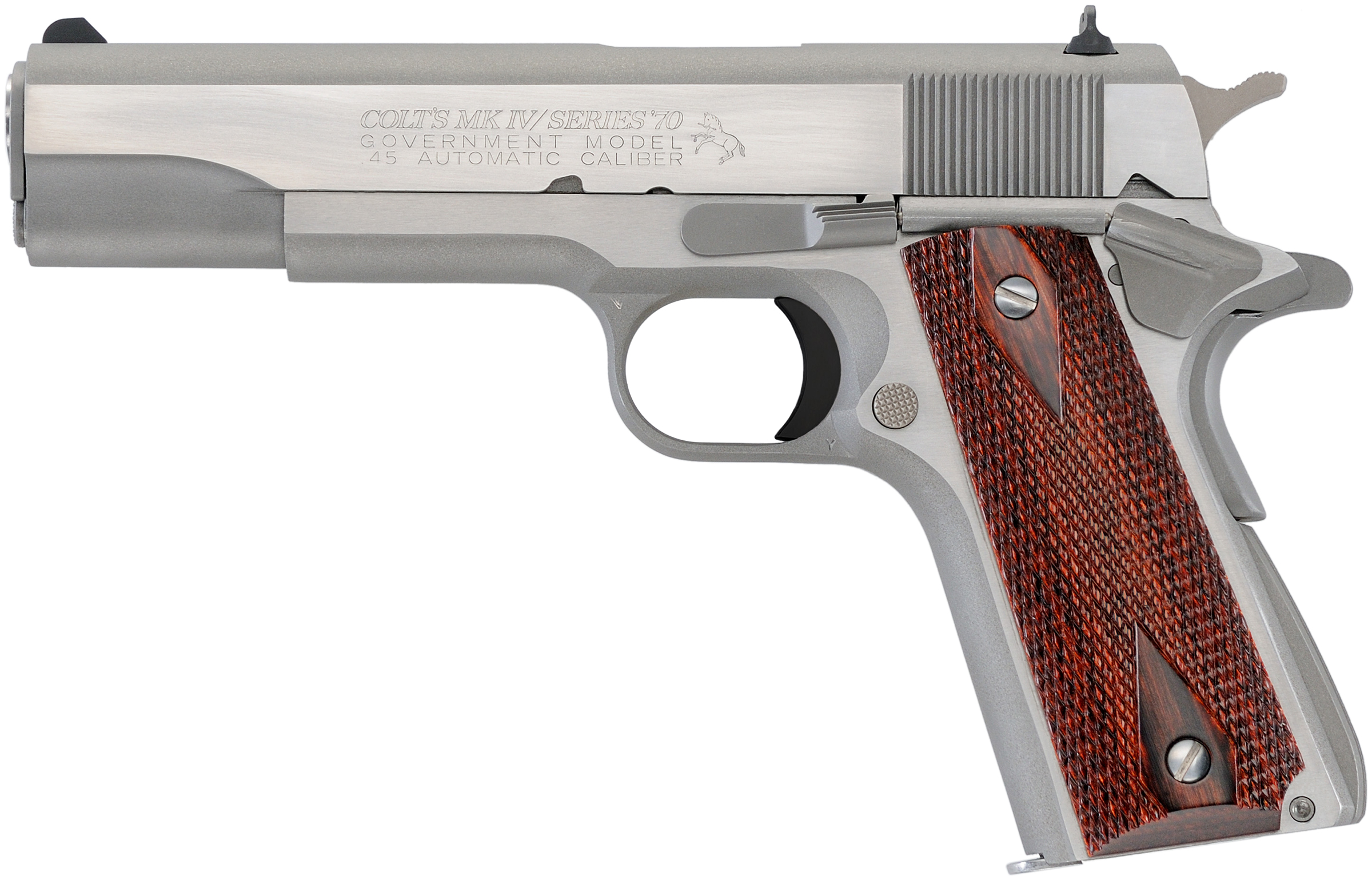 CLT GOVERNMENT 45ACP 5 BRUSHED SS SERIES 70 2 CLT GOVERNMENT 45ACP 5 BRUSHED SS SERIES 70