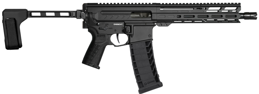 CMMG DISSENT MK4 BRACED 9MM 10.5 ARMOR BLACK 2 CMMG DISSENT MK4 BRACED 9MM 10.5 ARMOR BLACK