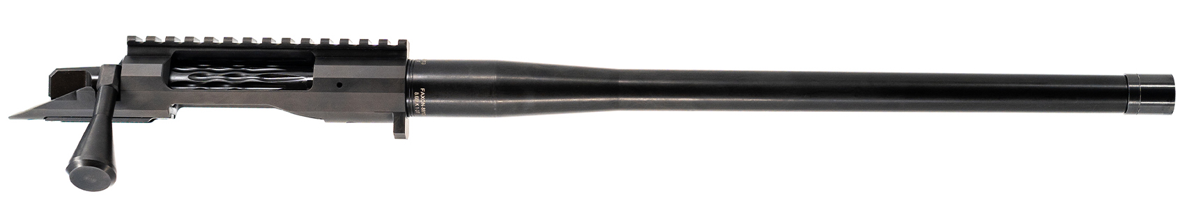 FAXON BARRELED ACTION FX7 DLC 8.6BLK 16 MED 3 FAXON BARRELED ACTION FX7 DLC 8.6BLK 16 MED