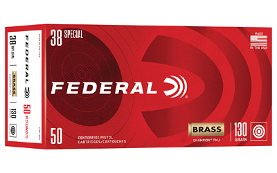 FED CHAMP 38SPL 130GR FMJ 50/1000 2 FED CHAMP 38SPL 130GR FMJ 50/1000
