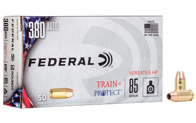 FED TRAIN/PROTCT 380ACP 85GR VHP 50 2 FED TRAIN/PROTCT 380ACP 85GR VHP 50