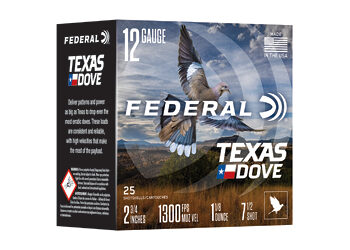 FED TX DOVE 12GA 2.75" 1 1/8OZ #7.5