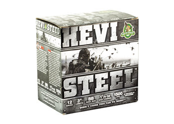 Alternative view of HEVI STEEL 12GA 3" BB 25/250