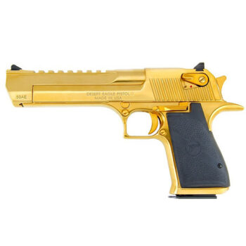 MR DESERT EAGLE 357MAG 6 TITAN GOLD TIGER BLEM