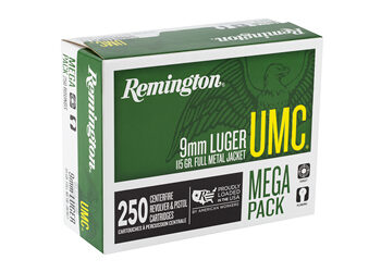 Alternative view of REM UMC MP 9MM 115GR FMJ 250/1000