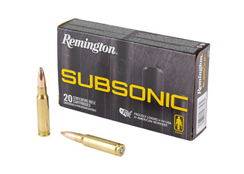 REM 308WIN SUBSONIC 205GR BHP 20/200