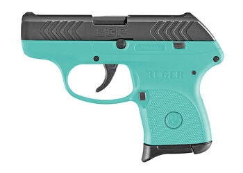 RUGER LCP 380ACP 2.75" TURQ/BLK 6RD