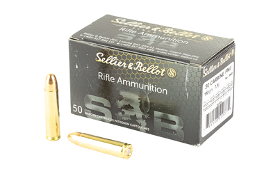 S&B 30CARBINE 110GR FMJ 50/1000 3 S&B 30CARBINE 110GR FMJ 50/1000