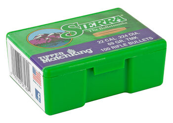 Alternative view of SIERRA TIPPED MK .224 69GR 100CT