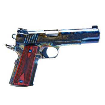 STD MFG 1911 45ACP 5 CASE COLORED #1 ENGRAVIN