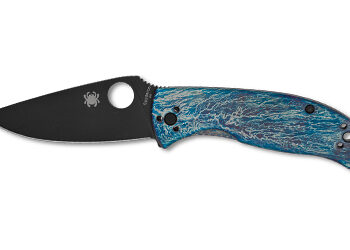 SPYDERCO TENACIOUS TI DISRY BLK/BLU