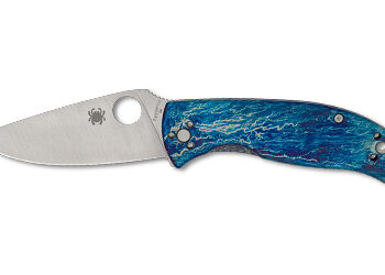 SPYDERCO TENACIOUS TI DISRY BLU/SLV