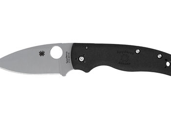 SPYDERCO SHAMAN LTWT 3.58" BLK/SLV