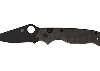 SPYDERCO BUTTONUP CF PE 3.27" BLK