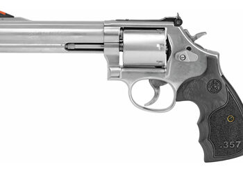 S&W 686 PLUS DLX 357 5" STS 7RD WD