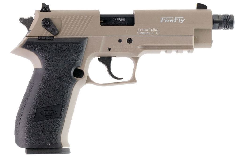 AMERICAN TACTICAL INC GSG FIREFLY 22LR TAN 4.9" TB 3 AMERICAN TACTICAL INC GSG FIREFLY 22LR TAN 4.9" TB