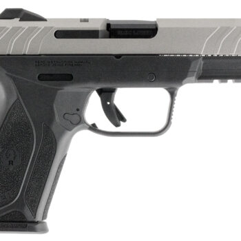 Ruger 3822 Security-9  Sports South Exclusive 9mm Luger 15+1 4" Blued Alloy Steel Barrel, Silver Cerakote Serrated Steel Slide, Black Polymer Frame w/Picatinny Rail, Black Polymer Grip, Right Hand