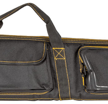 Browning 1419559902 Black & Gold Shotgun Case Black w/Buck Mark Logo 600D Polyester Ripstop 54"