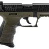 Walther Arms 5120715 P22 Q Military 22 LR 10+1 3.42" Steel/Threaded Barrel, Matte Black Tenifer Serrated/Steel Slide, OD Green Polymer Frame w/Picatinny Rail, Black Interchangeable Backstrap Grips 2 111598