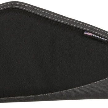 Allen 44411 Deluxe  Handgun Case Black w/Gray Trim, Foam Padding, Non-Absorbent Lining & Lockable Zipper 11" L