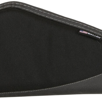 Allen 44413 Deluxe  Handgun Case Black w/Gray Trim, Foam Padding, Non-Absorbent Lining & Lockable Zipper 13" L