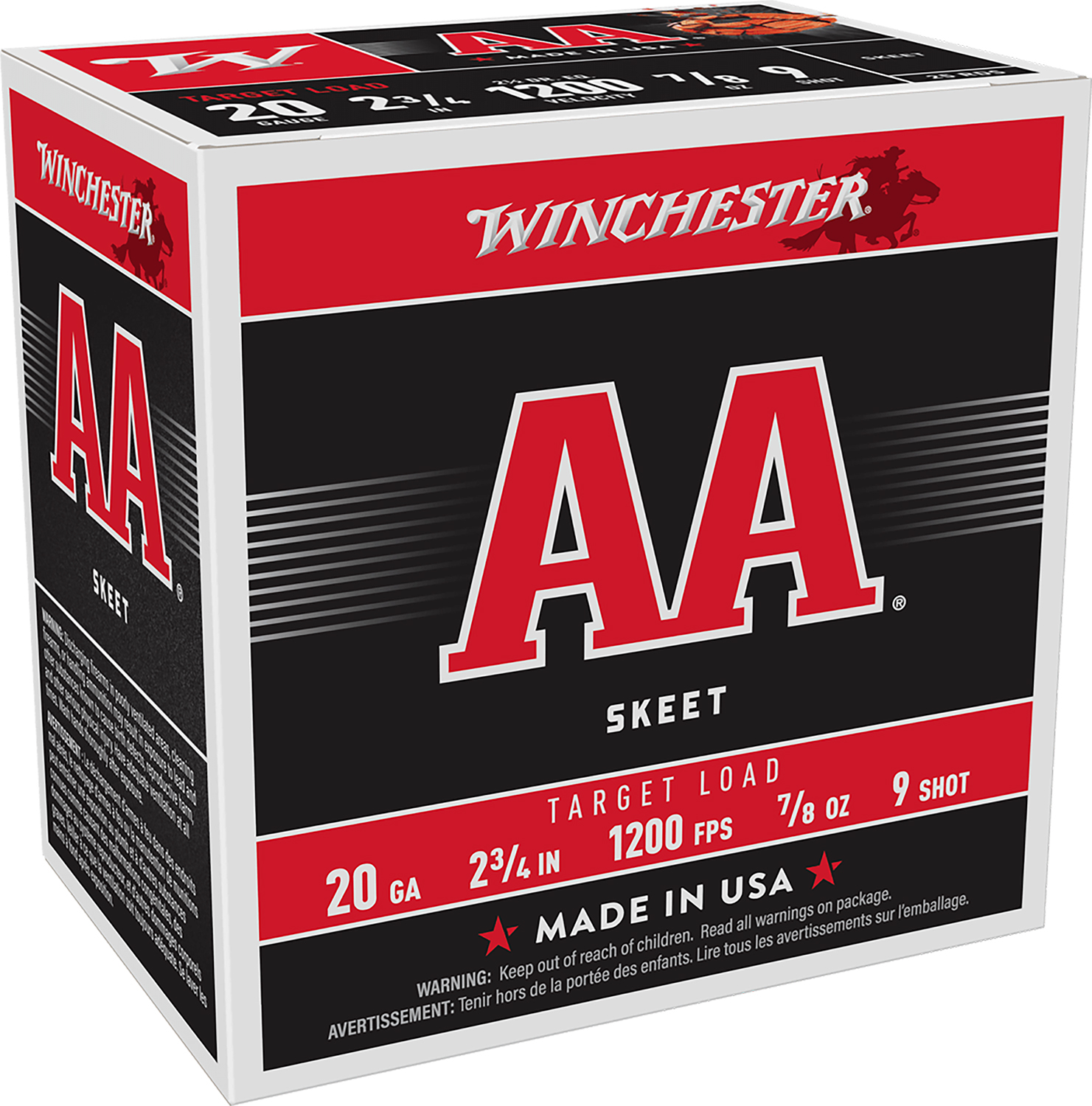 Winchester Ammo AA209 AA 20Gauge 2.75" 7/8oz 9Shot 25 Per Box/10 Case 3 Winchester Ammo AA209 AA 20Gauge 2.75" 7/8oz 9Shot 25 Per Box/10 Case