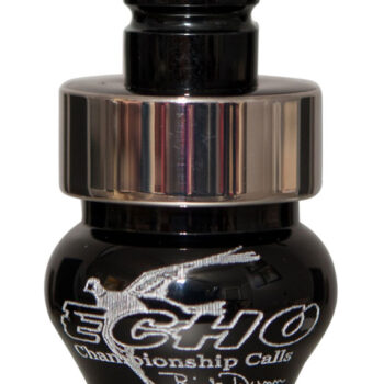 Echo Calls 79019 Pure Meat  Open Call Double Reed Mallard Sounds Attracts Ducks Black Acrylic