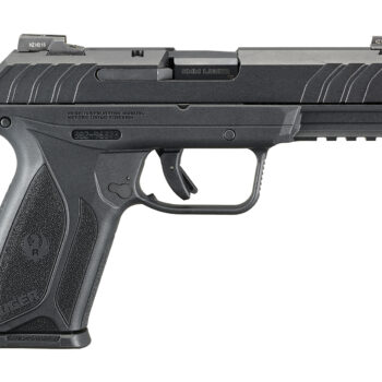 Ruger 3825 Security-9 Pro 9mm Luger  4" Barrel 15+1, Black Polymer Frame With Picatinny Acc. Rail, Black Oxide Steel Slide, Integrated Trigger Safety