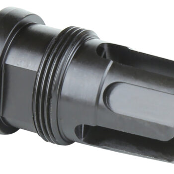 Griffin Armament TMMFH1228 Minimalist Taper Mount Flash Suppressor Black 17-4 Stainless Steel with 1/2"-28 tpi Threads, 1.80" OAL & 1.07" Diameter for 5.56x45mm NATO