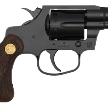 Colt Mfg COBRAMB2WBB Night Cobra  38 Special +P 6 Shot 2" Matte Black Ion Bond Steel Barrel, Cylinder & Frame, Wood Grip