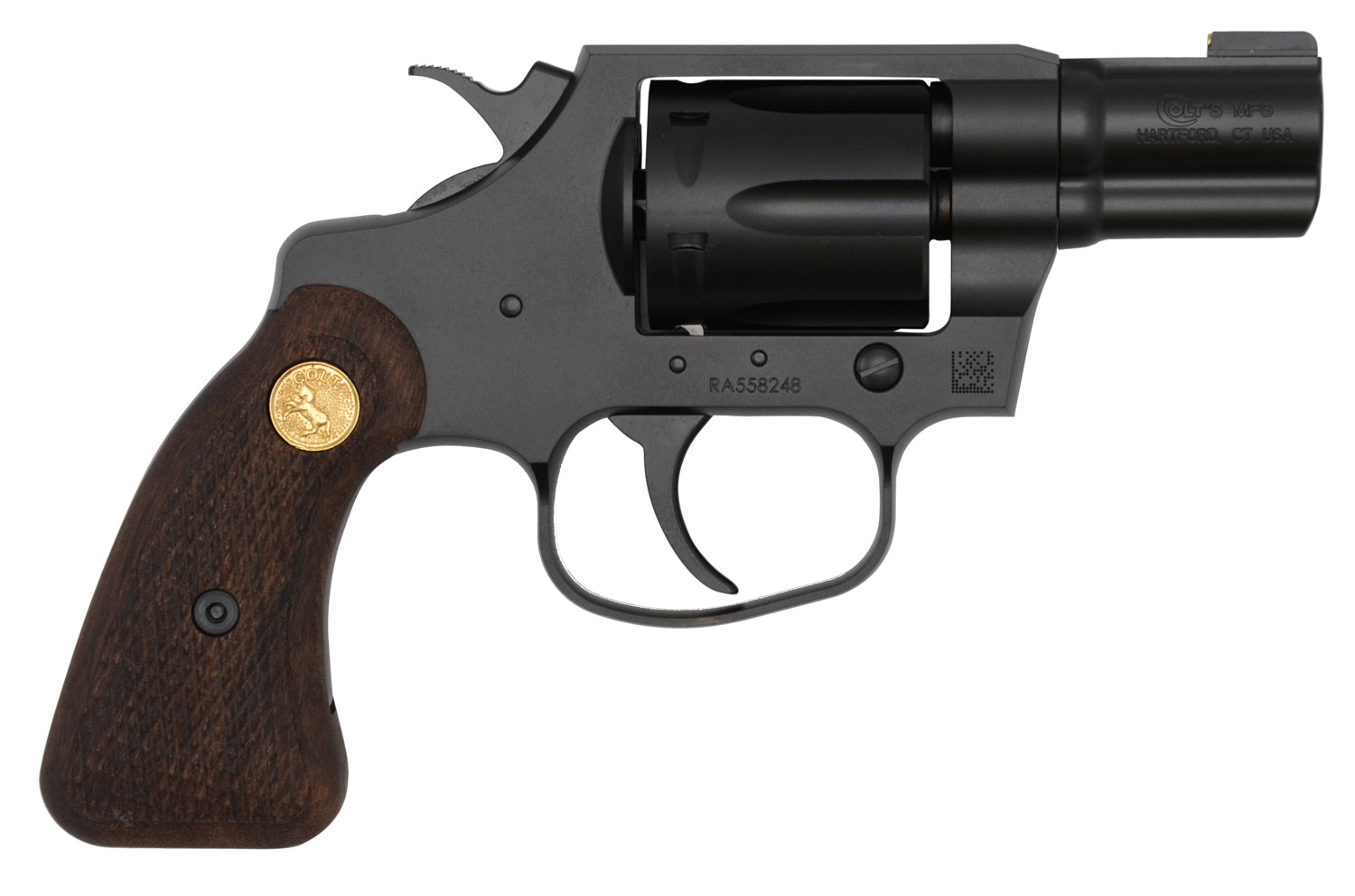 Colt Mfg COBRAMB2WBB Night Cobra 38 Special +P 6 Shot 2" Matte Black Ion Bond Steel Barrel, Cylinder & Frame, Wood Grip 3 Colt Mfg COBRAMB2WBB Night Cobra 38 Special +P 6 Shot 2" Matte Black Ion Bond Steel Barrel, Cylinder & Frame, Wood Grip
