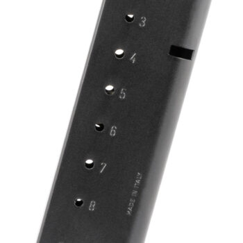 Mec-Gar MGCG4508MATCH 1911 Government 8rd 45 ACP, Blued w/Anti-Friction Coating Carbon Steel