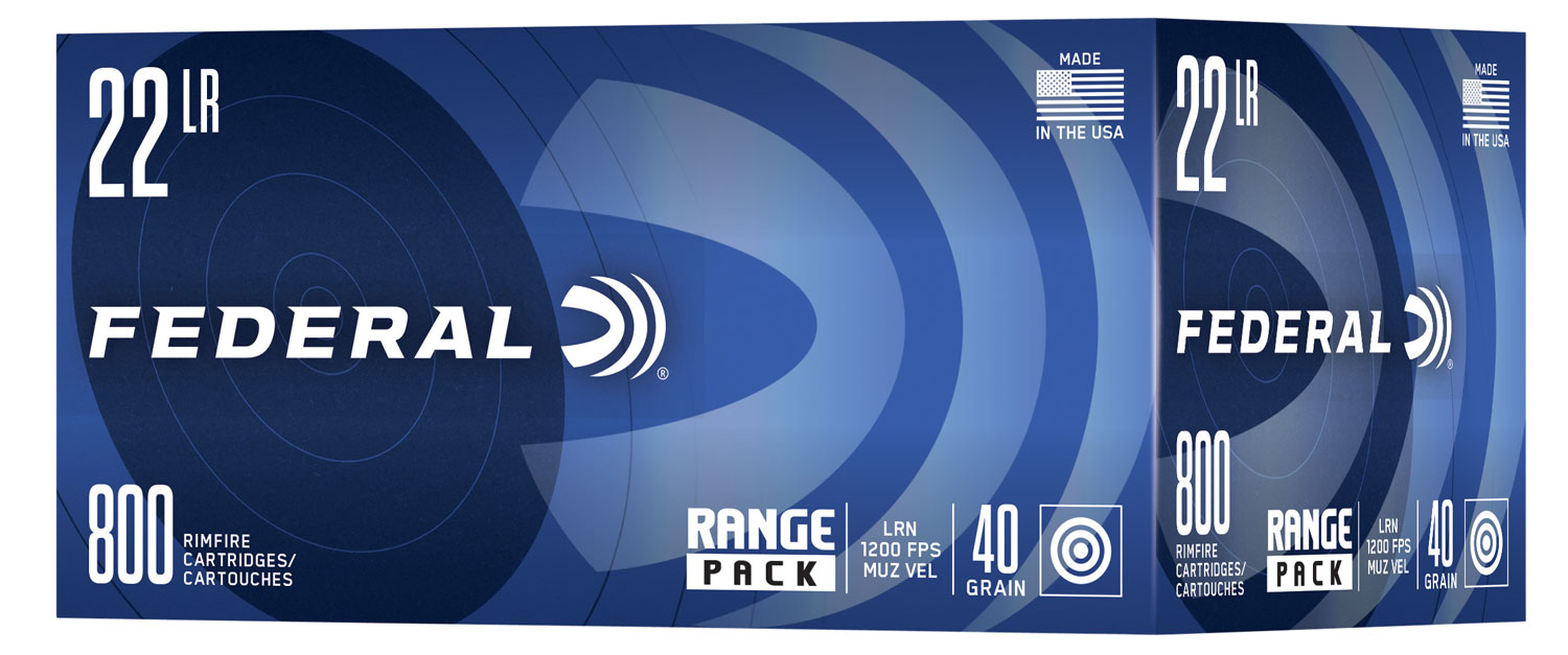 Federal 729B800 Champion Training Range Pack 22LR 40gr Lead Round Nose 800 Per Box/4 Case *Bulk 3 Federal 729B800 Champion Training Range Pack 22LR 40gr Lead Round Nose 800 Per Box/4 Case *Bulk