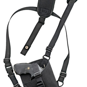 GrovTec US Inc GTHL15102R Trail Pack  Shoulder Black Nylon Harness Fits Med/Lg DA Revolver Fits 3-4" Barrel Right Hand