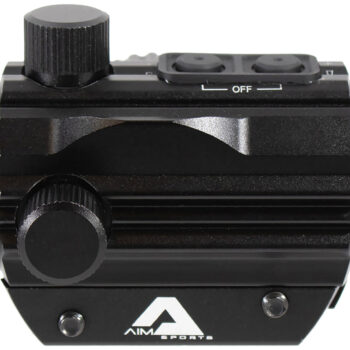 Aim Sports RD120PE Micro Dot  5 MOA Black Anodized 1x20mm Red/Green Dual Illuminated