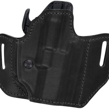Bianchi 54501 Allusion Assent Pro-Fit OWB Size 04 Black Leather Belt Slide Fits Springfield XD Fits Sig P220 Fits FN FNP Right Hand
