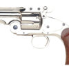 Taylors & Company 550675 Schofield Top Break 44-40 Win Caliber with 5" Barrel, 6rd Capacity Cylinder, Overall Nickel-Plated Finish Steel & Walnut Grip 2 134593