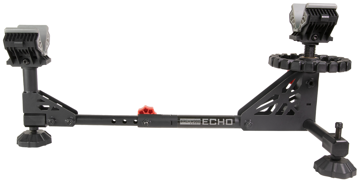 Birchwood Casey ESR Echo Shooting Rest Black Steel/Red Accents, Non-Slip Rubber Feet, Windage & Elevation Adjustments 3 Birchwood Casey ESR Echo Shooting Rest Black Steel/Red Accents, Non-Slip Rubber Feet, Windage & Elevation Adjustments