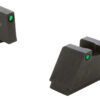 AmeriGlo GL815 Optic Compatible Sight Set for Glock 3XL Tall Green Tritium Black Outline Front Sight-Green Tritium Black Outline Rear Sight 1 136728