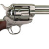 Cimarron PPP357N Pistolero 38 Special/357 Mag 6 Shot, 4.75" Nickel-Plated Steel Barrel, Cylinder & Frame, Wide Front Sight, Smooth Walnut Grip 2 136752
