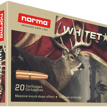 Norma Ammunition 20166492 Dedicated Hunting Whitetail 6.5Creedmoor 140gr Pointed Soft Point 20 Per Box/10 Case