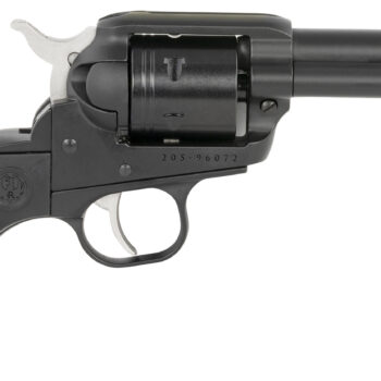 Ruger 2015 Wrangler  22 LR 6 Shot 3.75" Black Cerakote Steel Barrel, Black Cerakote Aluminum Frame, Black Cerakote Cylinder, Black Birdshead Grip, Exposed Hammer